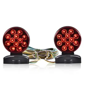 Alo811426 G-plus Led Magnetic Towing Light 12v Tow Trailer Lights Brake Tail Signal 12 Volt Kit