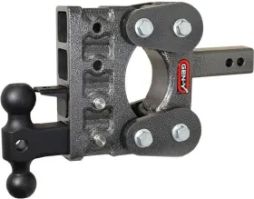 Gh-1024 Gen-y Hitch The Boss Torsion-flex 2in Shank 5in Drop 10k With Dual-ball/pintle Lock