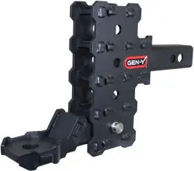 Gh-13154x Gen-y Hitch Phantom-x 2 Inch Hollow Shank 4.5 Offset Drop 700lb Tw 7k With Plat Bl Mnt