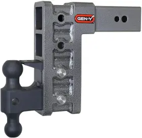 Gh-1724 Gen-y Hitch Mega Duty 3 Inch Shank 9 Drop 3.5k Tw 32k With Dual-ball/pintle Lock