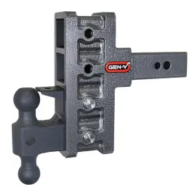 Gh-1924 Gen-y Hitch Mega Duty 2.5 Inch Shank 6 Offset Drop 32k With Dual-ball/pintle Lock