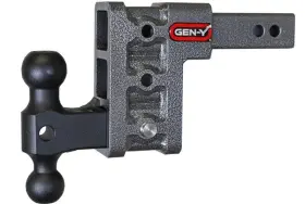 Gh-051 Gen-y Hitch Gh-513 Mega Duty 2in Shank 5in Drop 2k Tw 16k With Dual-ball