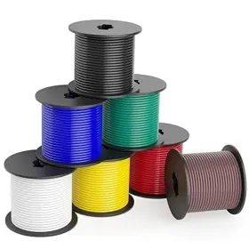 Goone-6spool Gogoone 100ft 7x Rolls Trailer Wiring Harness Pack Rv Standard