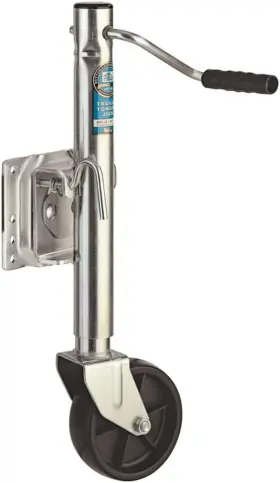 22457 Goldenrod Dutton Lainson Tongue Jack 1000# Swivel Boxed Black Silver
