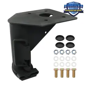 Gp711667dh Goodshepherd18 Black 12 Inch Fifth Wheel Rv To Goose Neck Ball Adapter With 7 3/4 Forward Offset