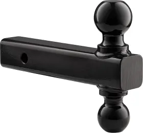 60676 Goreks 2-way Trailer Ball Mount 2 Inch And 2-5/16-inch Balls Multi Use For Towing