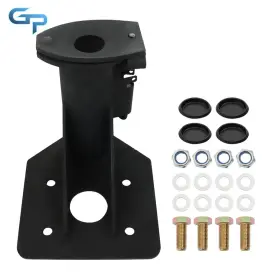 Gre114785 Greatparts 12 Inch Fifth 5th Wheel Camper Rv Black Trailer Adapter Hitch To Gooseneck Ball
