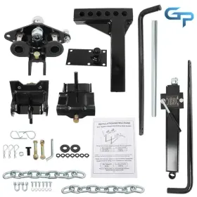 Gre157935 Greatparts Trailer 1000lb Weight Distribution Hitch Sway Drop Shank 2 5/16 In Ball Steel