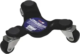 52029 Grip 3-wheel Movers Dolly - 160lb. Capacity 7 Inch H X 6 W 2 Black