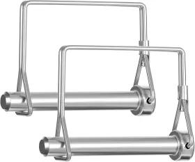 719656 Gtziqa 2 Pack Trailer Pins 3/8 X 2-3/4 In Heavy Duty Tow Hitch Square Safety Lock