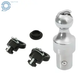 Hp82452 Happy19star Gooseneck Ball 60638 Safety Chain Anchor Kit For Puck System 38000 Lbs 2-5/16 Inch