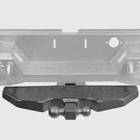 Ths-001 Haul Firm 2 Inch Hitch Step With And 2-5/16 Convertible Tow Balls
