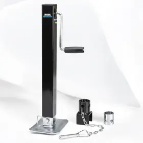 Haul-master 57746 Drop Leg Trailer Jack 3500 Lb Capacity Pipe Weld Adjustable Stabilizer