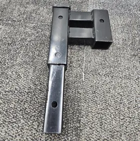 69881 Haul-master Dual Hitch Extender Black Heavy Duty 17 Inch X 8-1/2