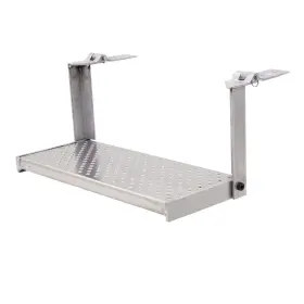 Fts-11-26-ts7 Hd Ramps 26 Inch W Folding Aluminum Punch Plate Trailer Step With Quick Release Pins