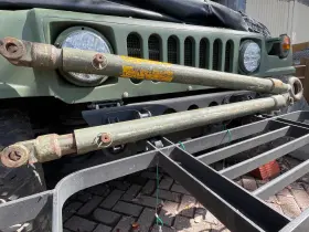 7551383 Hdt Military Medium Tow Bar No Foot Adapters Hmmwv M998 2.5 Ton 5 6x6