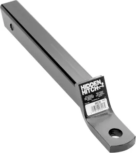80232 Hidden Hitch Trailer Ball Mount Fits 2 Inch Square Receiver Black