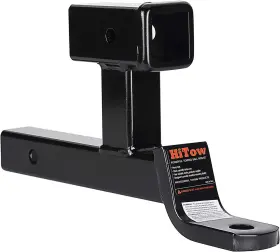 Ht216 Hitowmfg Multi-use Trailer Ball Mount 2 Inch Receiver Dual Hitch Extension Gtw Black