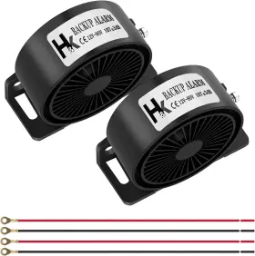 Ce0351a Hk Truck Back-up Alarm 12v-80v 110db Heavy-duty Car Reverse Horn Backup