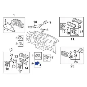 35550szaa01za Honda Oe Traction Control Switch