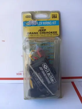 42525 Hopkins Hoppy Plug-in Simple Vehicle Side Wiring Kit Jeep 95-98 Usa
