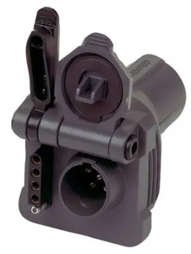 47570 Hopkins Multi Tow Trailer Adapter 7 Blade To 6 Round 5 And 4 Flat Quick Change Plug