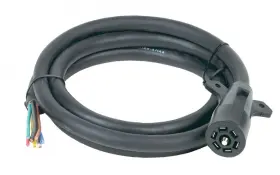 20047 Hopkins Manufacturing Hoppy 8ft Heavy Duty Insulated 7 Rv Blade Molded Trailer Cable