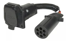 47425 Hopkins Towing Solution 7 Pin Round To Rv Blade Adapter