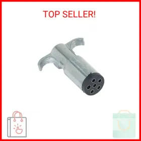 48445 Hopkins Towing Solutions 6 Pole Round Vehicle Connector