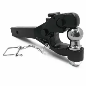 Us-et-car-fix015-bk Httmt 6t / 12000lbs Receiver Mount Combination Pintle Hitch With 2 Inch Ball Fit 2-inch Rece