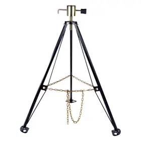 33163 Husky Towing 5000 Lb Steel Black 5th Wheel King Pin Stabilizer Jack Stand