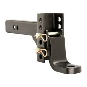 Husky Towing 880268147804 Trailer Hitch Ball Mount For 2 Inch Receiver 6k Drop/rise Black Steel