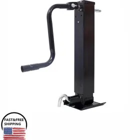 Hzx 699993388587 Trailer Jack Welded-on Tongue 12000lb Weight Height Adjustable