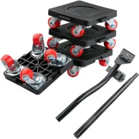 4.34x4.34x1.78in Jtzxjjx Jgg1124-001 Heavy Duty Furniture Lifter Tool Sets With 4 Black/red