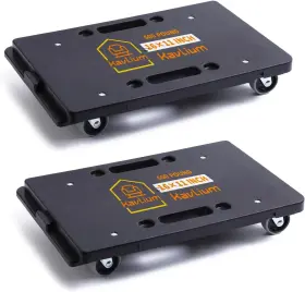 16in-11in Kavlium 704090434058 Furniture Dolly Movers Dollys With Wheels 500lbs Black
