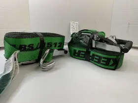 A47374 Keeper Set Of 2 Inch X 30 Ft Heavy Duty Green Ratchet Tie Down Strap 3333 Lb New