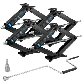 Kr1225-ko-ca-fba Kohree 6500lbs Heavy Duty Rv Stabilizer Jacks 4 4p-6500-24inch Black-4pack