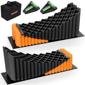 Kr1263-ko-ca-fba Kohree Rv Leveling Blocks Levels Up To 5 Inch Supports 50 000 Lbs Orange
