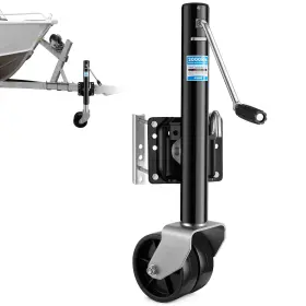 Kr1286-ko-us-fba Kohree 2000 Lbs Trailer Jack With Dual Wheel 2000lbs-manual Black-manual