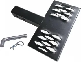 Ht-12.2 Koxuyim Trailer Hitches Steel Hitch Step With 12.2 Inch L Fit 2 Rear Receivers Solid