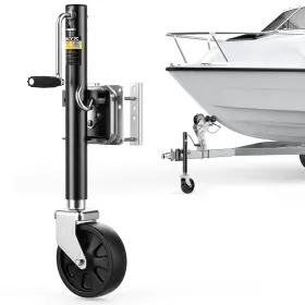 5084djs011yus Kyx Boat Trailer Jack 1500 Lbs With 8 Inch Single 1500lb Black