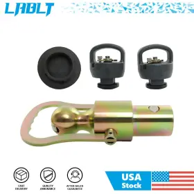 Om236637oc Lablt Gooseneck Ball Safety Chain Set 30000 Lb 2-5/16 Inch For Dodge Ram Trucks