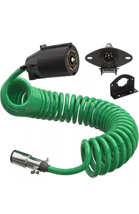 Dp-v2t1-qi8i Latch.it New Rv 7 To 6 Trailer Wire Kit Weatherproof Pin Cable