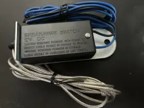 Bas20005 Lavanture Trailer Breakaway Switch 4ft Cable Lanyard Plastic Pin Electric Brake Break Away
