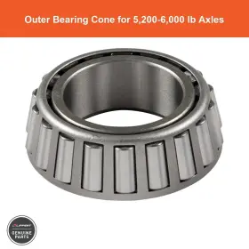 122091lrv Lippert Outer Bearing Cone -5 200 To 6 000-lb. Axles Pack Of 10