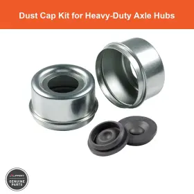 2023134662 Lippert Curt Dust Cap Kit For 5 200 To 6 000-lb. Axle Hubs - 2.45 Inch Outer Diam