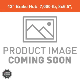 2024029081 Lippert Curt 12 Inch Brake Drum Hub Only - 8 On 6-1/2 1/2 Studs 7 000-lb. Axl