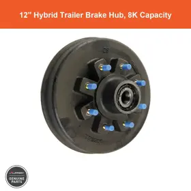 2024029088 Lippert Curt 12 Inch Threaded Hybrid Trailer Brake Hub Assembly - 8 000-lb. On