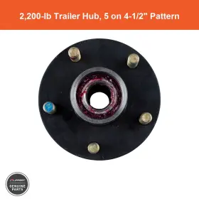 2024029105 Lippert Curt Trailer Idler Hub Assembly - 2 200-lb. 5 On 4-1/2 Inch 8-10 Wheel