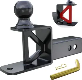Lc0051 Locame 3-in-1 Atv/utv Tralier Hitch Mount Fits 2ftft Shank With Ball
